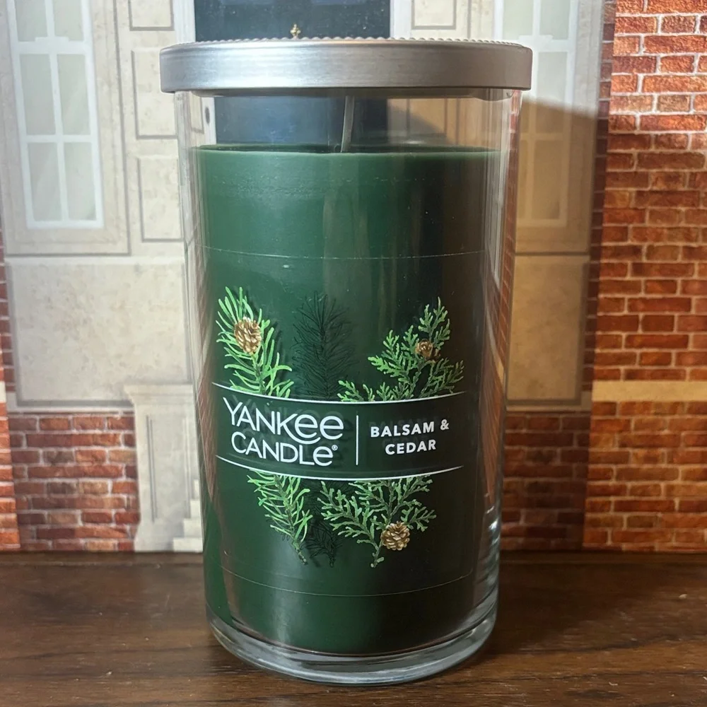 Yankee Candle Balsam & Cedar Medium Single